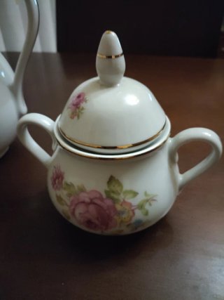 Conjunto Santa Clara Porcelana Flores