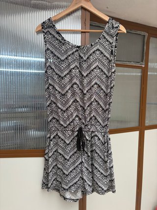 Mono corto verano estampado zigzag