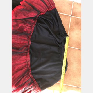 Traje flamenca niña 7 años falda 55 cm