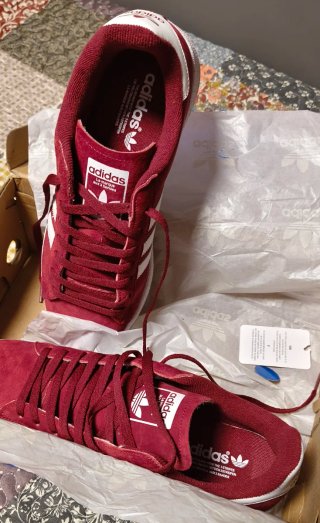 Zapatillas Adidas Rojas y Blancas