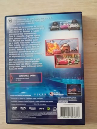 DVD Cars 2 Disney Pixar