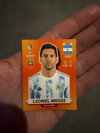 Cromo Messi Qatar 2022 ARG Cromo de messi 2026
