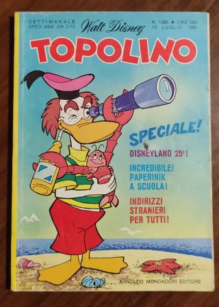 Topolino N. 1285 - 13 Luglio 1980