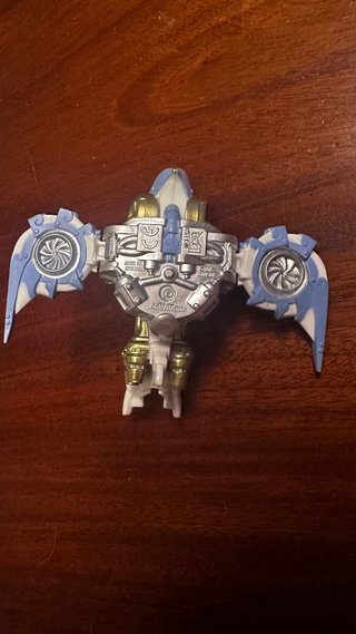 Vehículo Volador Blanco y Azul