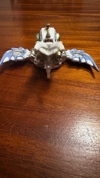 Vehículo Volador Blanco y Azul