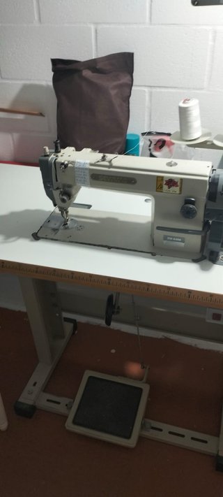 Máquina coser doble arrastre motor silencioso