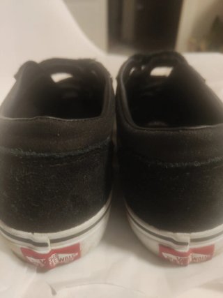 Zapatillas Vans Niño Velcro Negro