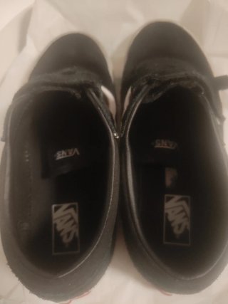 Zapatillas Vans Niño Velcro Negro