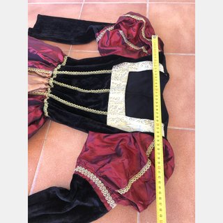 Disfraz princesa medieval 10-11 años largo 110 cm