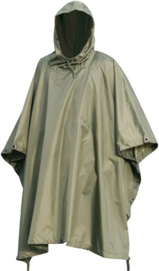 Poncho Mil-Tec Rip Stop Verde Talla Única