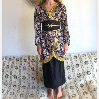 Disfraz kimono japonés 10-11 años largo 100 cm
