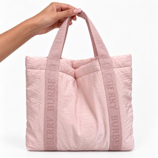 Bolso Burberry Rosa tipo tote bag *100% ORIGINAL*