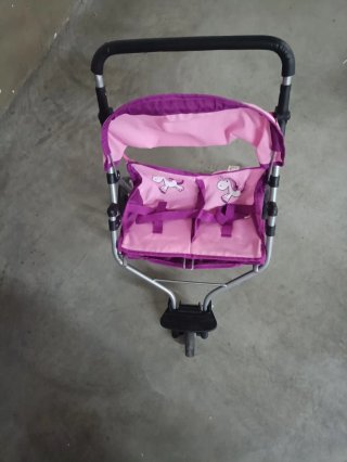 Carro gemelar para muñecas