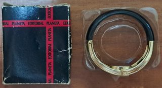 Reloj Mujer Pulsera Rígida Negro/Dorado