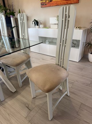 Sillas de comedor blancas