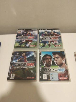 Pack 4 Juegos PES PS3 (2008-2011)