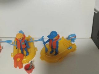 Lote Playmobil Lanchas Zodiac Pesca 3539 3491 3574