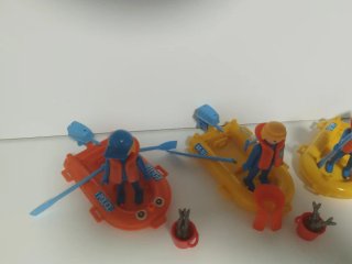 Lote Playmobil Lanchas Zodiac Pesca 3539 3491 3574