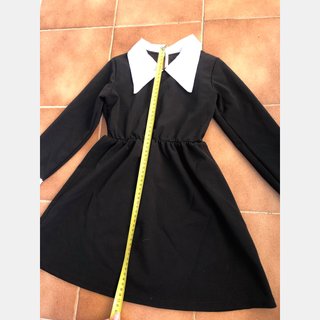 Vestido Miércoles Addams niña 7 años 57 cm