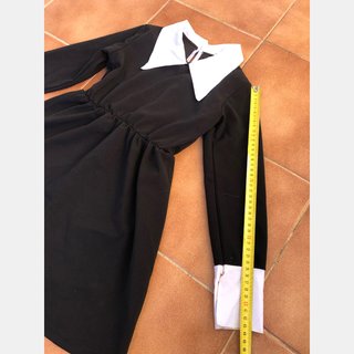 Vestido Miércoles Addams niña 7 años 57 cm