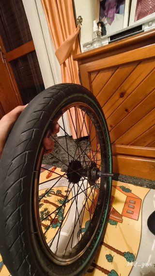 Rueda BMX Piñón Fijo 20x2.20
