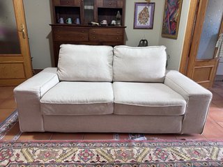 2 Sofá Ikea Kivik de 2 plazas Beige Tela