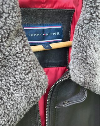 Chaqueta de cuero Tommy Hilfiger