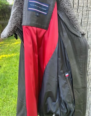 Chaqueta de cuero Tommy Hilfiger