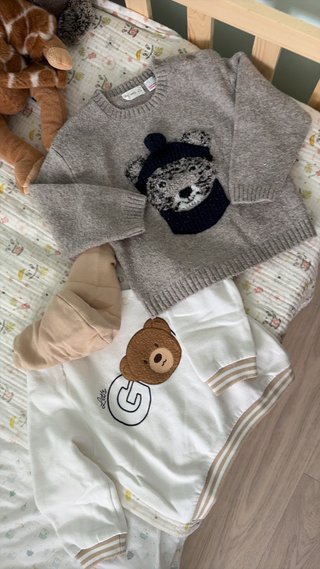 Lote 2 prendas: Sudadera Mayoral + Jersey Mango
