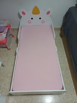 Cama infantil 140x70 con colchón