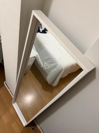 Espejo IKEA NISSEDAL Blanco 40cm