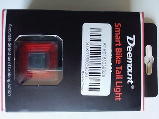 Fanale Posteriore Bici Smart Stop Automatico