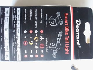 Fanale Posteriore Bici Smart Stop Automatico