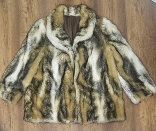 Chaquetón Pelo Estilo Visón Talla L