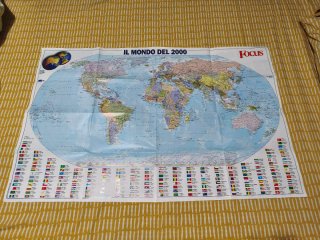 Mappa del mondo (double face)