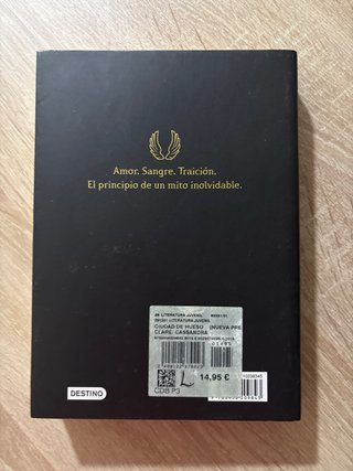 Libro ciudad de hueso Cazadores de sombras