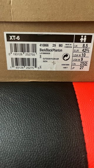 Salomon XT-6 nere