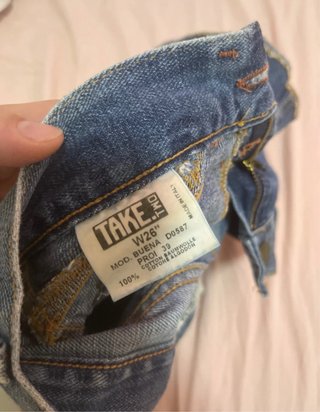Shorts Take Two jeans vita bassa