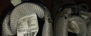 Zapatillas infantiles grises y beige