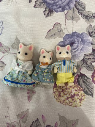 Familia Gatos Sylvanian Families Juguete