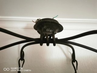 Lámpara de techo hierro forjado