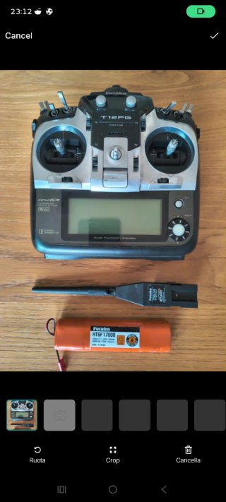 Radiocomando Futaba T12FG + ricevente