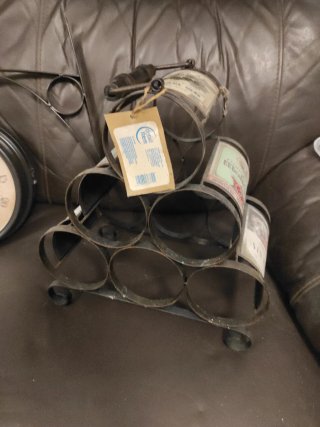 Botellero Metálico Negro