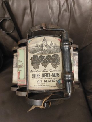 Botellero Metálico Negro