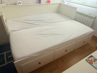 Cama Diván Ikea Hemnes + Colchones