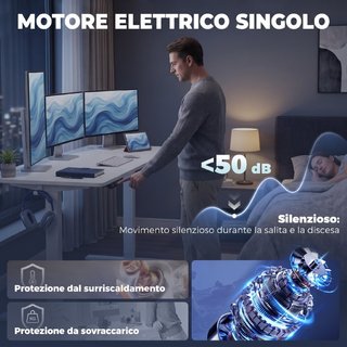 Escritorio Ajustable en Altura Eléctrico con Funci