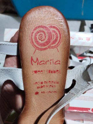 Sandalias Marila Blancas Verano