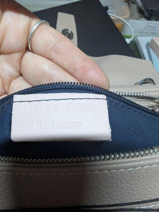 Borsa donna vera pelle Made in Italy rosa cipria
