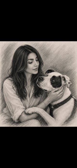 Realizo retratos y todo tipo de dibujos.
