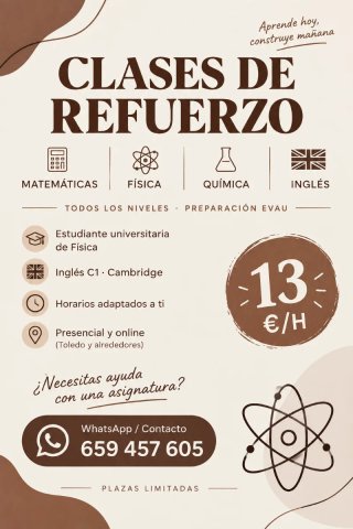 CLASES PARTICULARES DE FÍSICA Y MATEMÁTICAS